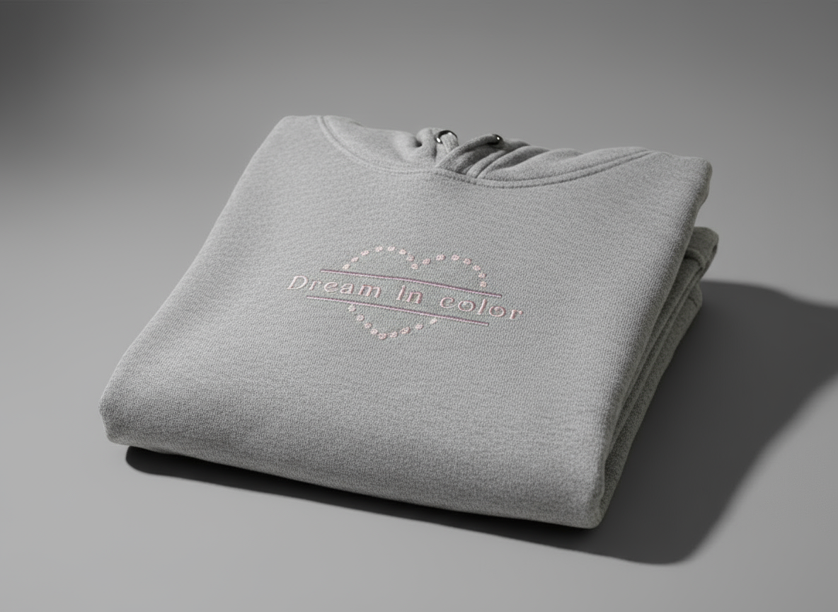 Dream in Color – Premium Embroidered Unisex Hoodie